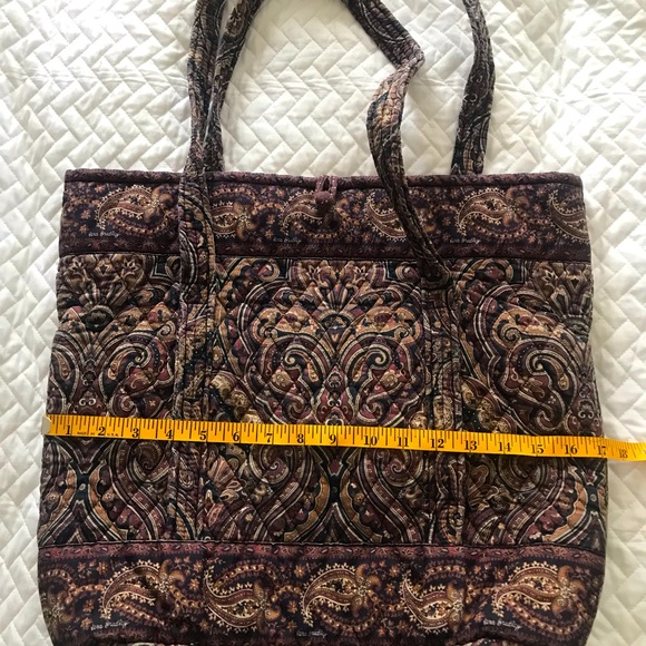 Vintage Vera Bradley Mocha Tote - Picture 2 of 8